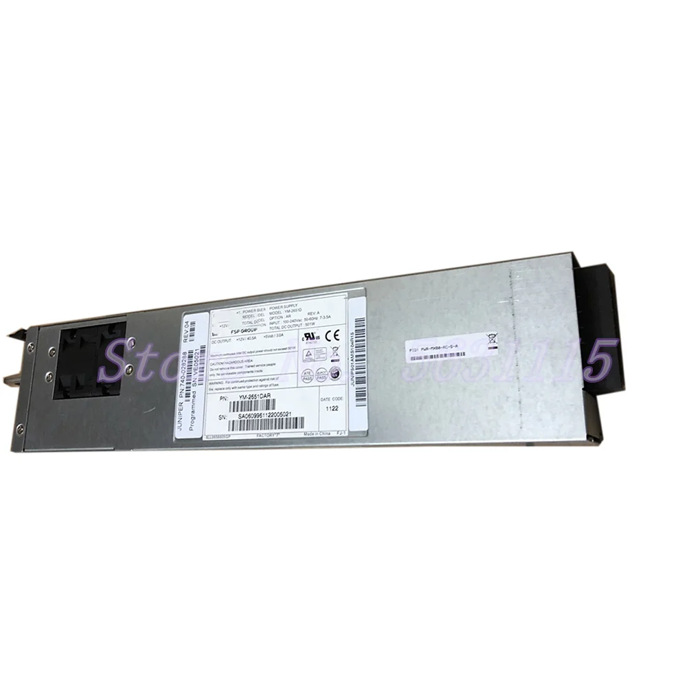 For Desktop Power Supply for JUNIPER 740-028288 MX80 MX-5 MX-80 YM-2651D 501W 100% Test Before Shipment