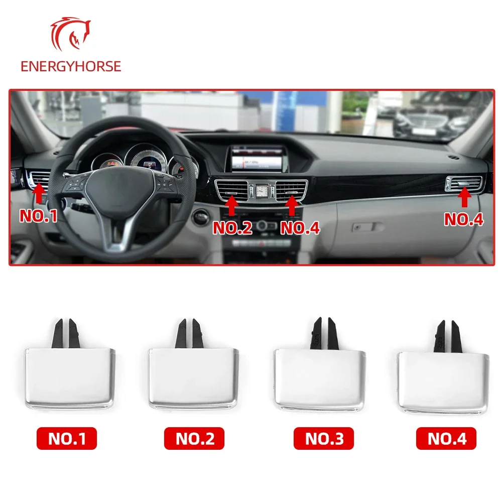 

Air Conditioner Blades Left Right Middle AC Vent Slider Repair Kit For Mercedes Benz E Class W212 Sedan E260 E350 E63 2009-2015