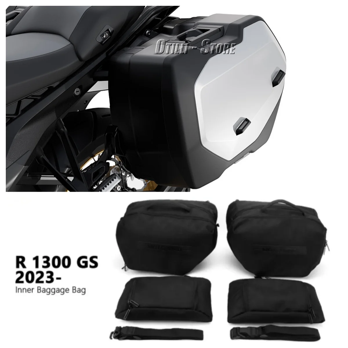 

Motorcycle Trunk Inner Bag Waterproof 25L~32L Large Capacity Side Case Pannier Bags For BMW R1300GS R 1300 R1300 GS 2023 2024