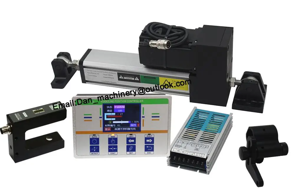 Edge position control web guide system with Photoelectric Sensor for Textile and Non woven fabric