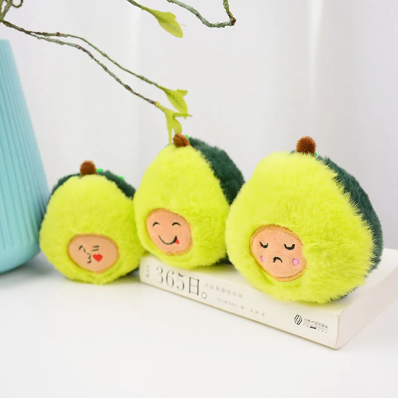 new cute Creative simulation fruit Avocado Expressive Pendant Fashione funny  decoration soft doll birthday christmase gift