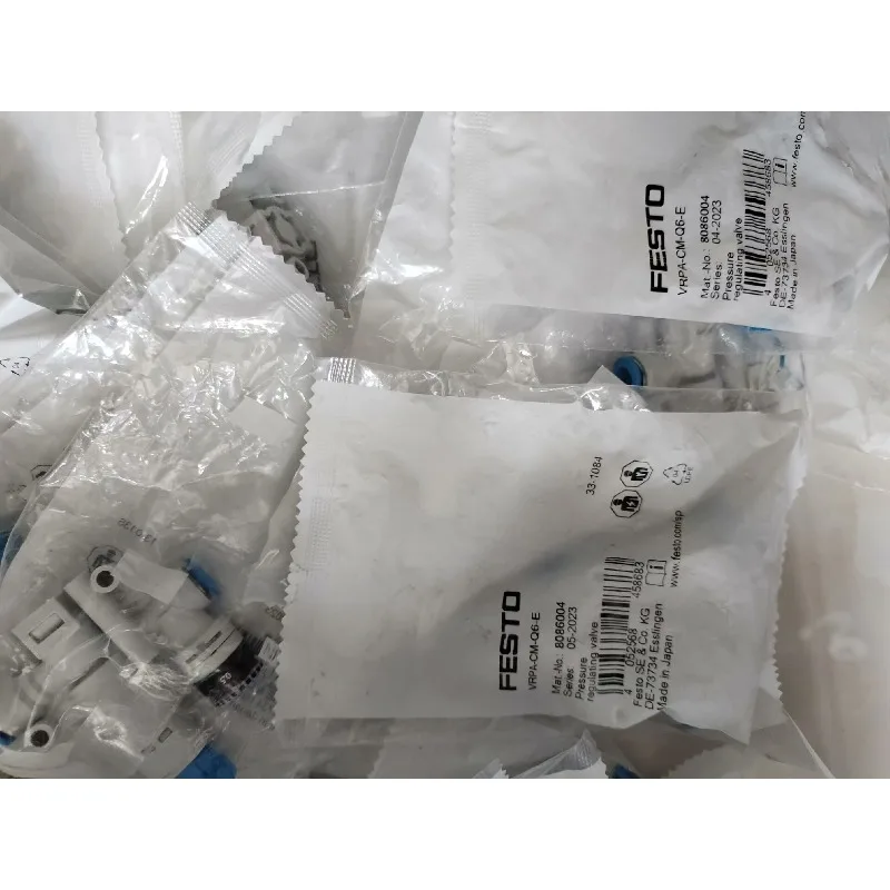 

Совершенно новый оригинальный клапан регулирования давления FESTO 8086004 VRPA-CM-Q6-E VRPA-CM-Q4-E 8086003 Редукционный клапан давления