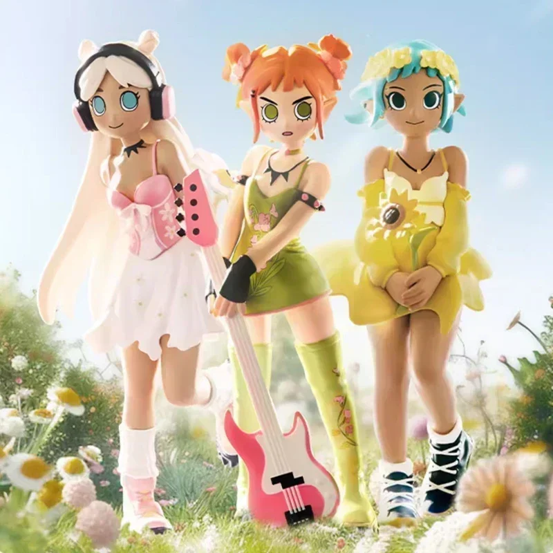 Kawaii Blind Box Peach Riot Punk Fairy Series Figurine Gigi jack Poppy Girls Doll Anime Figure modello da collezione giocattolo regalo