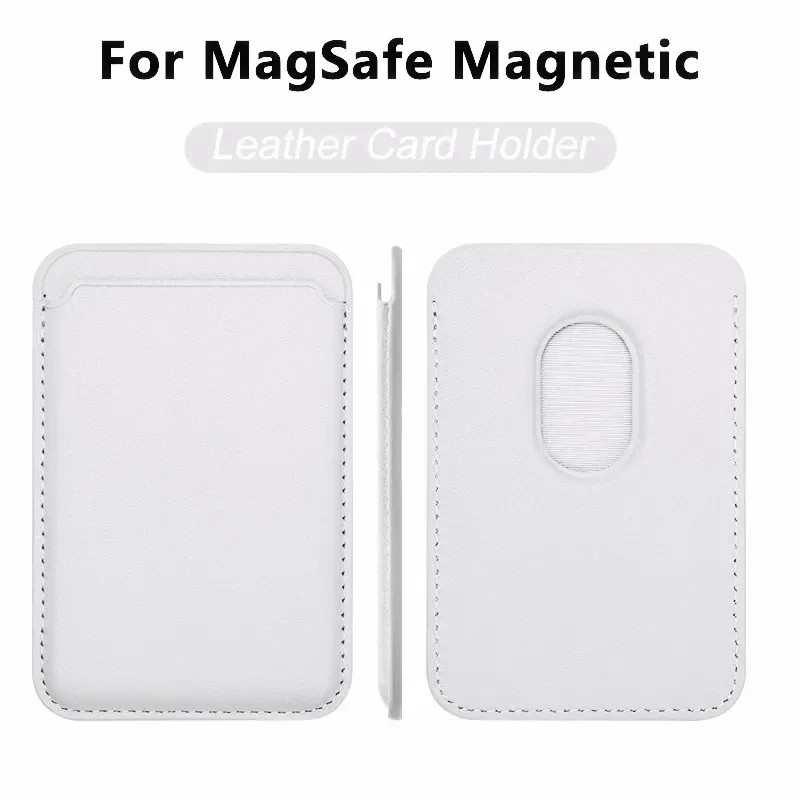 Voor Magsafe Accessoires Magnetische Portemonnee Houder Lederen Case Voor iPhone 13 12 14 15 16 17 Pro Max Kaarthouder telefoon Portemonnee Cover