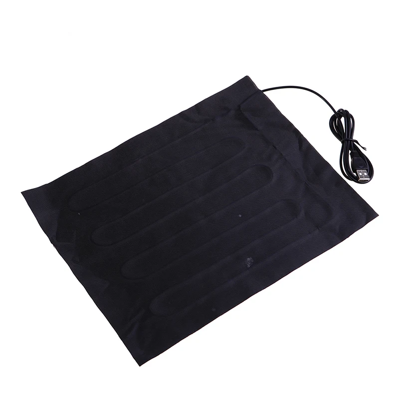 1pcs 24*30cm 5V Carbon Fiber Heating Pad Hand Warmer USB Heating Film Electric Winter Infrared Fever Heat Mat