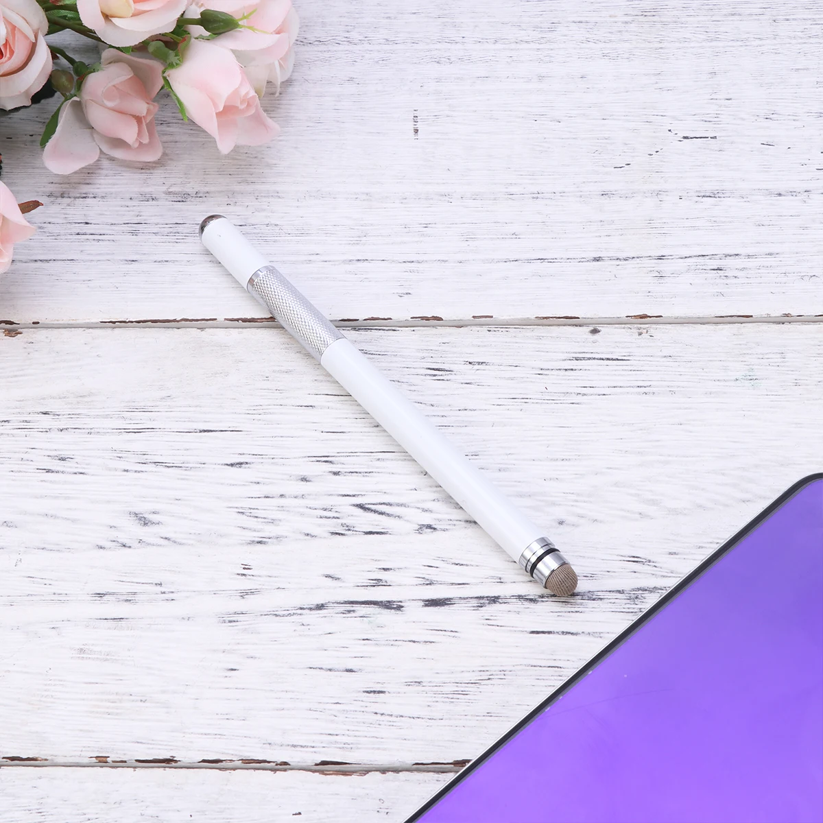 

Universal Stylus Pen Stylish Disc Stylus Touch Screen Pens Capacitive Painting Pen for Phones Tablets Laptops (White)