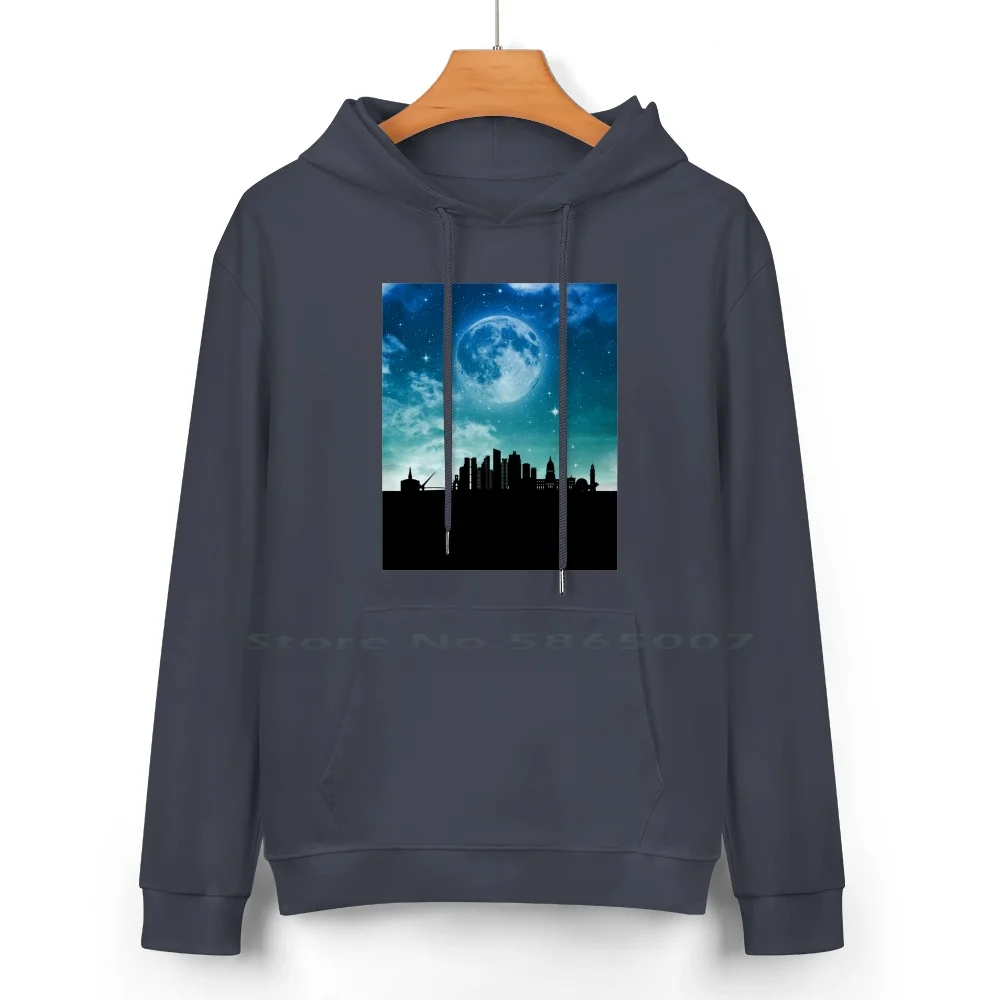 Buenos Aires Pure Cotton Hoodie Sweater 24 Colors Patterns Buenos Aires Art Buenos Aires Skyline Buenos Aires Night Sky Buenos