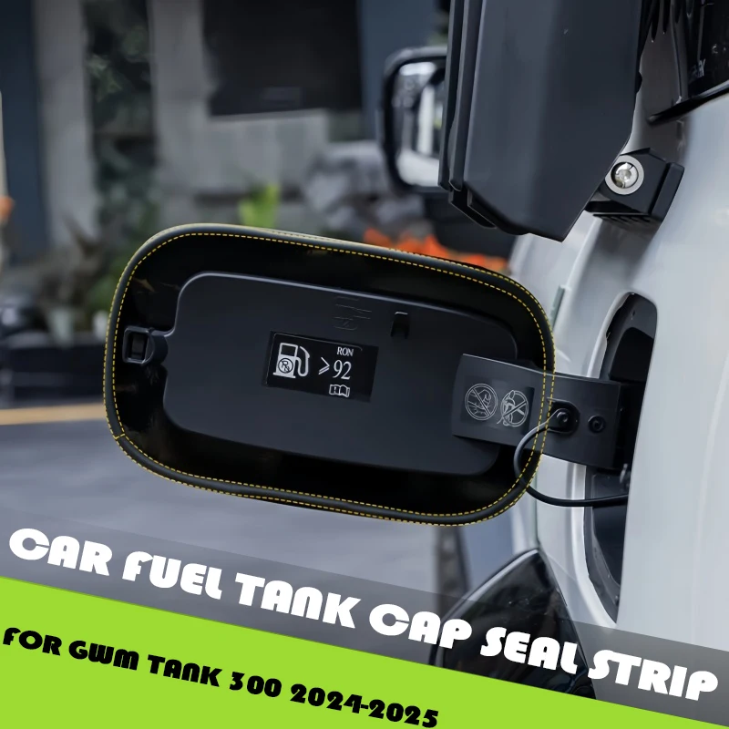 

Car Fuel Tank Cap Seal Strip Fit for GWM Tank 300 2024-2025 Modified Auto Charging Port Silicone Sealing Strip Car Upgrade Parts
