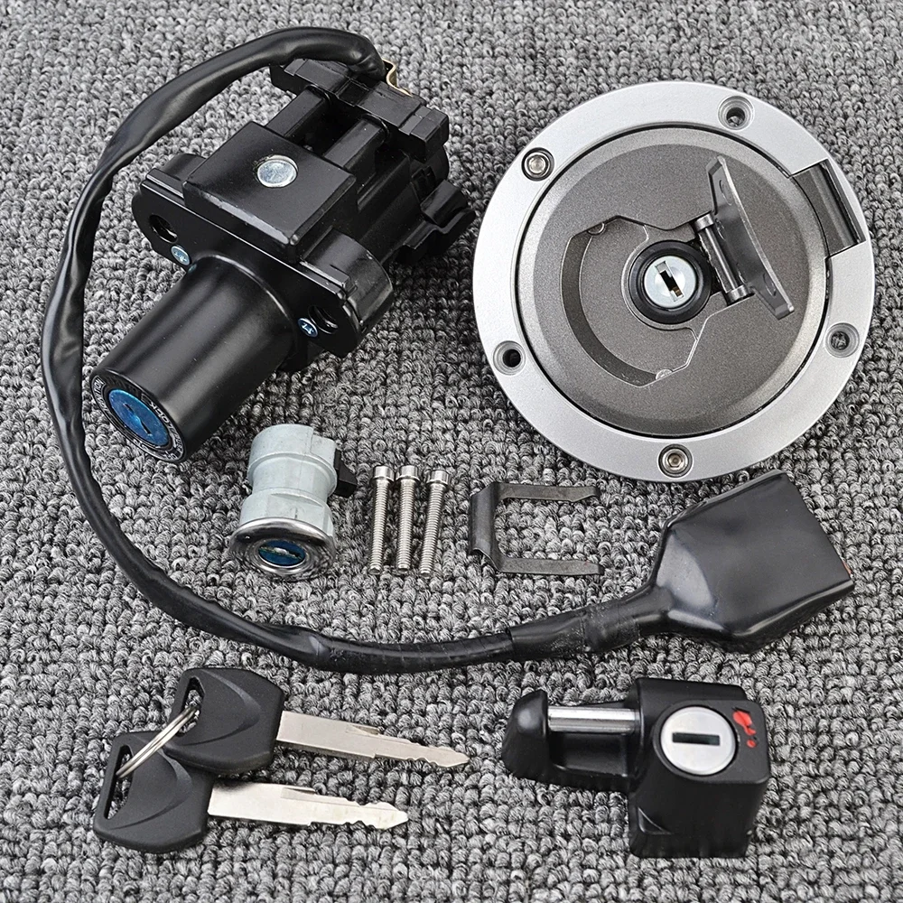 35010-KZZ-J00 Fuel Cap Ignition Switch Seat Lock with Key Kit For Honda CRF250 CRF250RL Rally 2017 2018 2019 2020