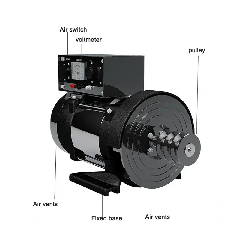 Small Generator 3KW Single-Phase Stand-Alone 220 V Gasoline All-Copper Appliances Air-Conditioning Refrigerator