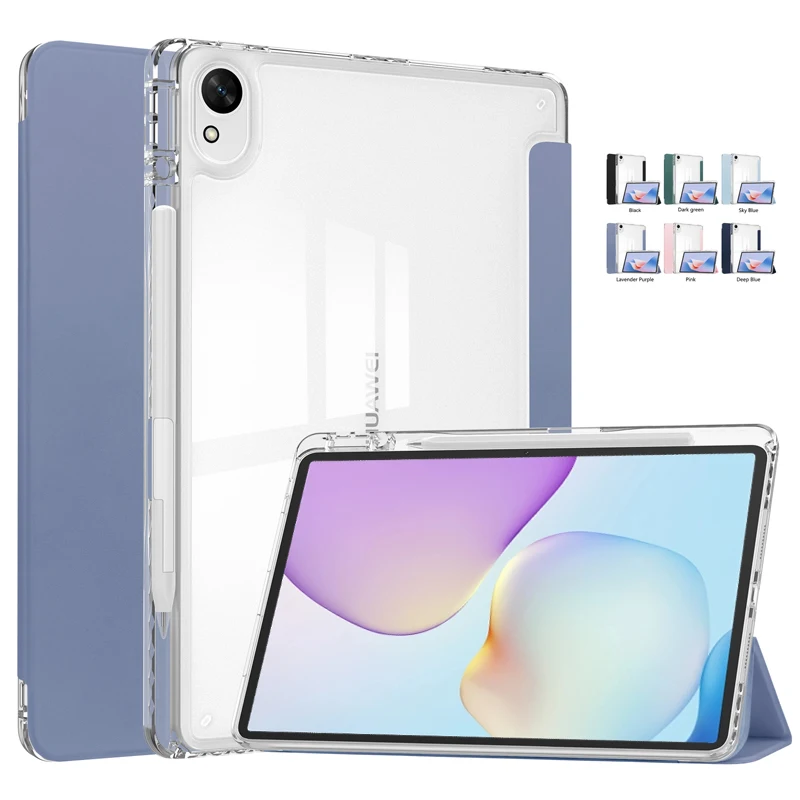 

Чехол Funda для Huawei MatePad 11 5 2025 с держателем для карандашей, акриловая прозрачная задняя жесткая крышка для Huawei Matepad 11,5 2025, чехол Coque