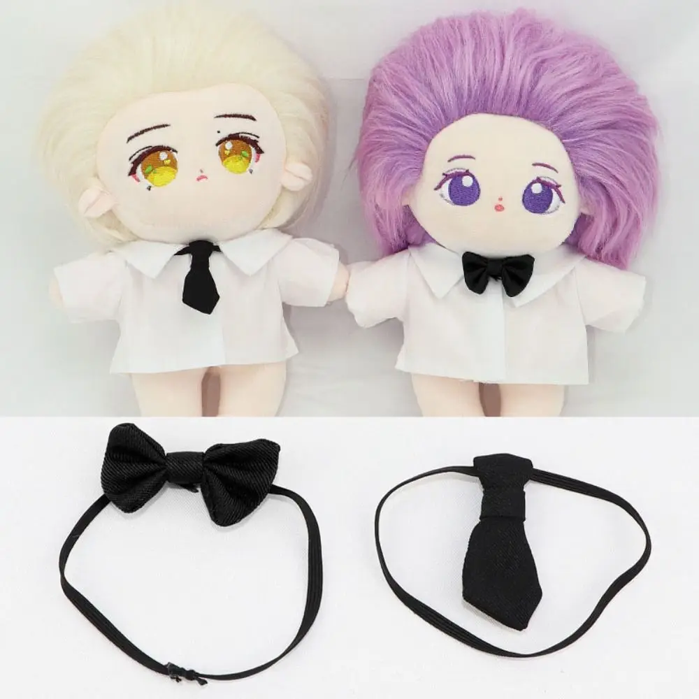 Fashion Clothes Bow Ties New 2 Styles Black Uniform Bow Tie DIY Doll Clothing Decorations 1/11 OB11 Dolls/1/12 Bjd Dolls