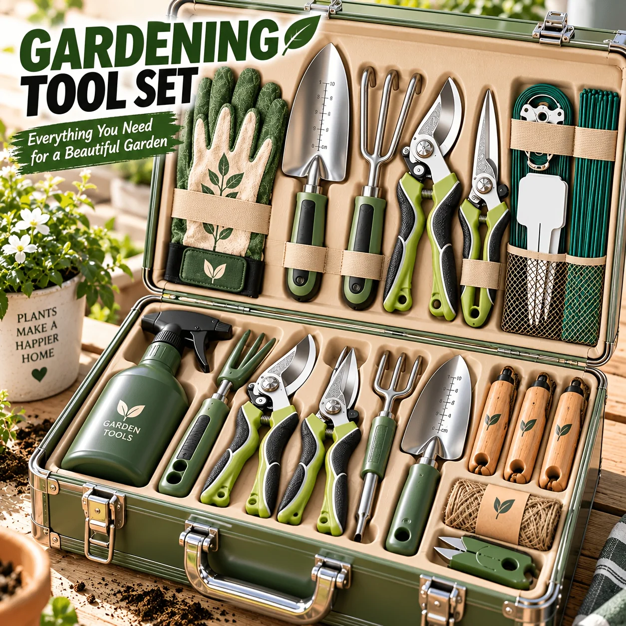 Duty Gardening Pruning Scissors – Sharp Handheld Plant Trimmer for Trees,Shrubs,Flowers & Hedges.Essential Outdoor Garden Tools!
