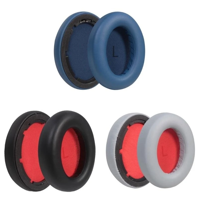 Q39D 1Pair Earpads Protein Leather Ear Pad Ear đệm bao gồm Earmuffs Bọt để nghe Sonoflow