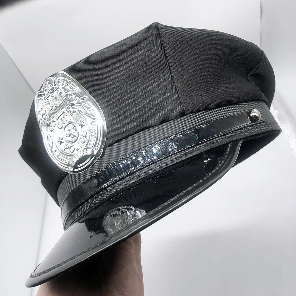 Octagon Policia Kappe Klassischen Erwachsene Cosplay Hut Bühne Zeigen Kappe für Party Leistung Maskerade – Detail 4