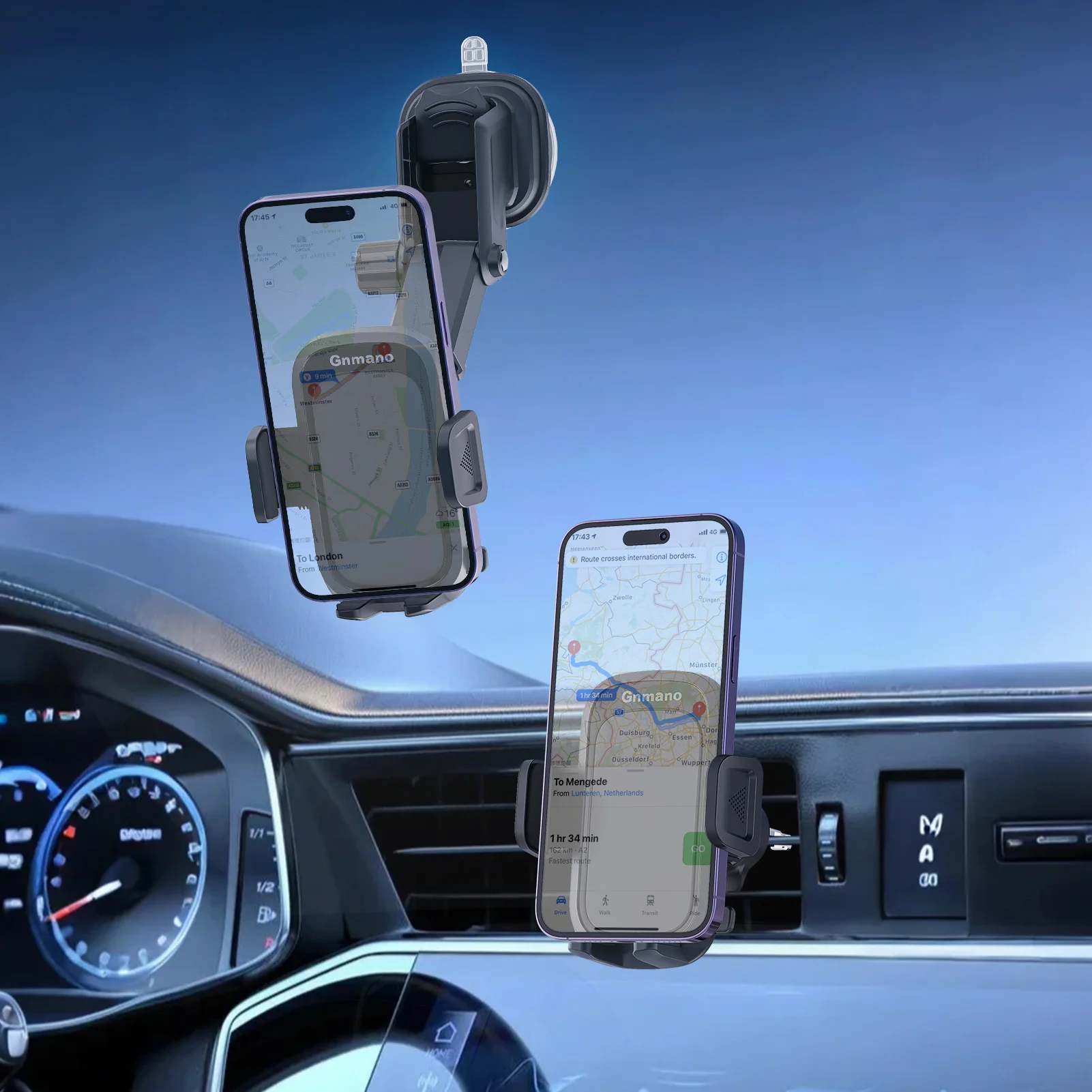 

Автомобильный держатель для телефона, крепление на подставку, мощная присоска для приборной панели, лобовое стекло, вентиляционное отверстие, аксессуары, автомобильный для смартфона IPhone 17,