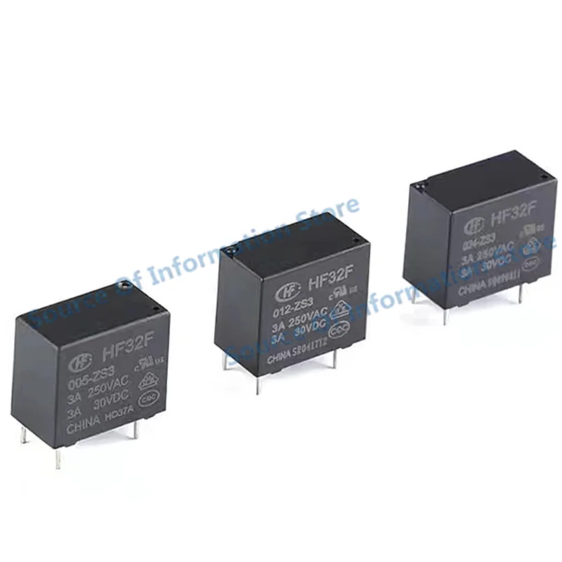 10PCS Relay JZC-32F 005 012 024-HS3 4Pin HF32F-012 024-ZS3 5V 12V 24V 5Pin 100% New original