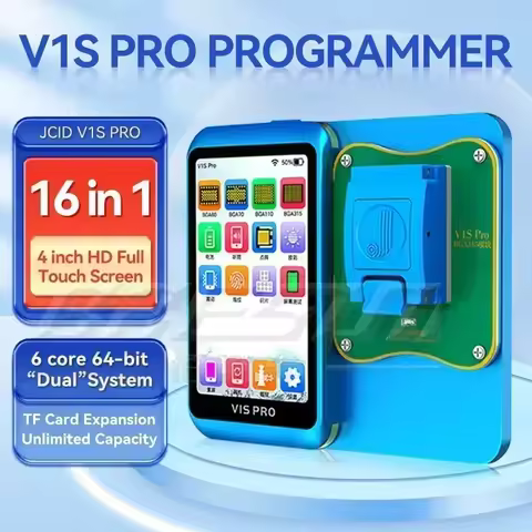 JCID JC V1S Pro Programmer For BGA70 BGA110 BGA315 Hard Disk Write And Read Code Purple Screen True Tone Face ID Repair tools