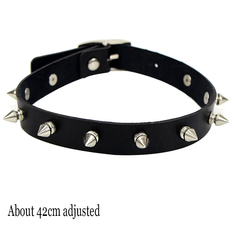Frau Schwarz Fledermaus Punk Halsband Halskette Sexy PU Leder Herz Lock Schlüssel Spike Gothic Cosplay Zubehör Partei Schmuck Neue