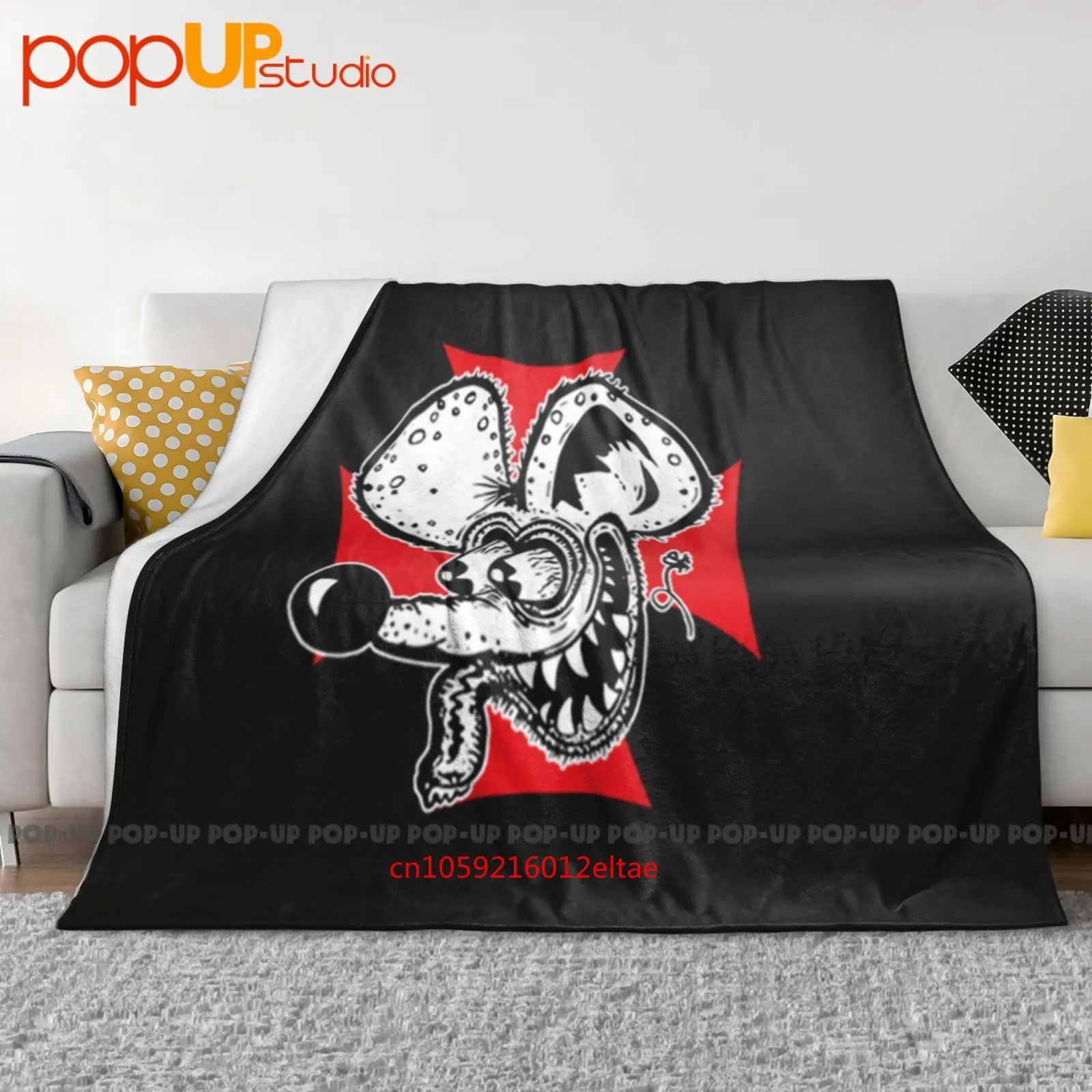 Rat‘S Hole Surfer Cross Rat Cotton Ringer Rat Fink Big Daddy Rat Ultra-Soft Blanket Quilt Winter Sofa Cover Bed Covers