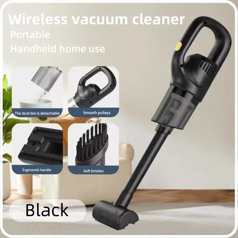 Wireless Handheld Vacuum Cleaner Cordless Chargeable 50000Pa Auto Vacuum For Home Car Pet Mini Dust Collector