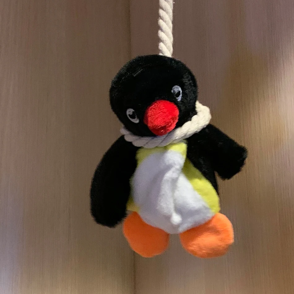 Breloczek Pingwin 16 cm Śliczna Kreskówkowa Lalka Pluszowe Zabawki Pluszowy Wisiorek do Plecaka Łańcuszek Dekoracja Prezent dla Dzieci Urodzinowy