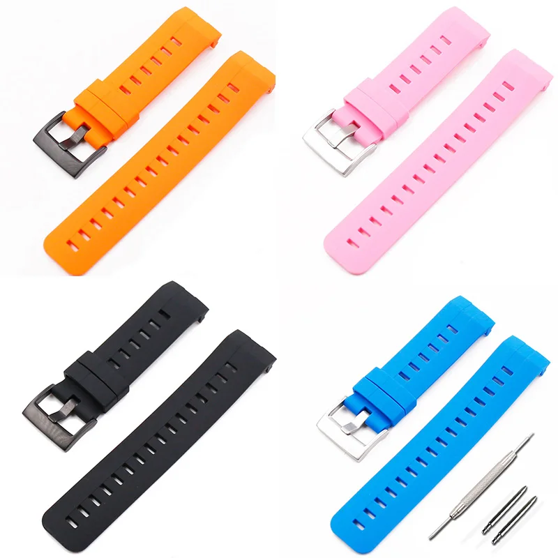 

24mm men's silicone watch strap accessories compatible for Suunto Spartan Takino 3V watch band women's rubber sports wristband