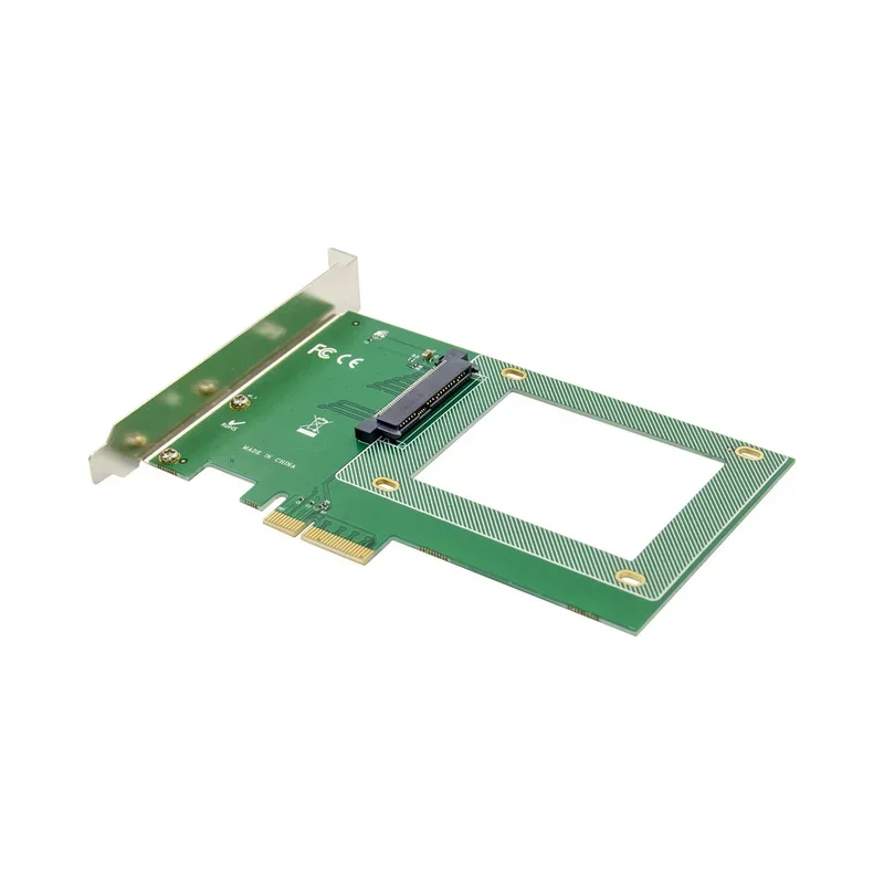 Aggiungi sulla scheda PCIe X4 a U.2 SFF-8639 NVMe SSD da 2,5 pollici M.2 a SATA Scheda adattatore Scheda di espansione conversione riser Pci-e x4 32GT/S