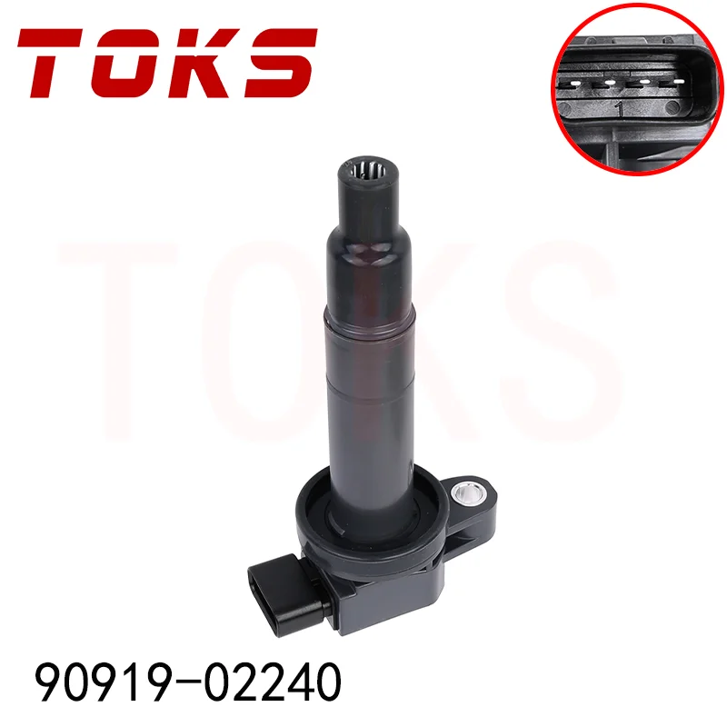 

TOKS 90919-02240 Ignition Coil Suitable For Scion xA xB Toyota IQ Scion Prius Yaris 1.3L 1.5L 00-2019 9091902265 Ignition system