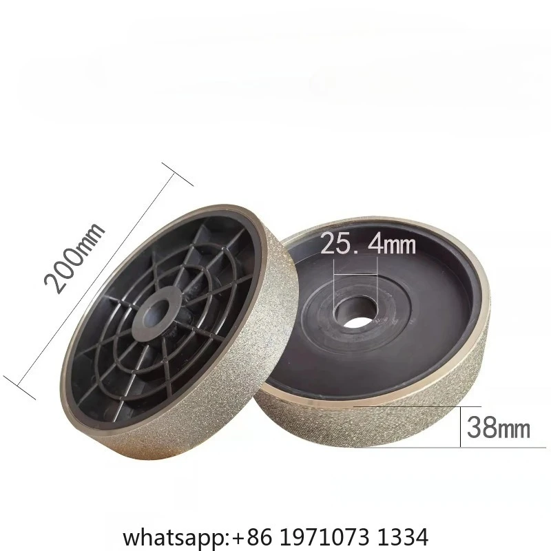 200x38x25.4mm Grinding Wheels  Polishing Machine Diamond Lapidary Parallel Grinding  Polishing Wheel