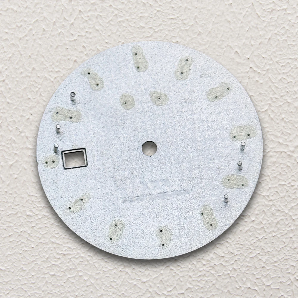 31.8mm S Logo Oak Dial Fit NH35/NH36 Automatic Movement Green Luminous High-Quality Gradient Watch Modification Accessories