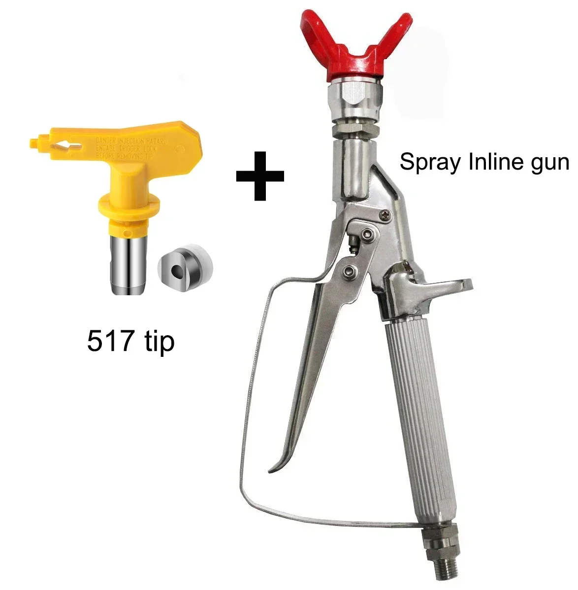 Cleane RAirless Guard Pressure for Gra Wagner Titan Pump Spraying MachinePaint Spray Inline Gun Cleaner 244161 with Nozzle