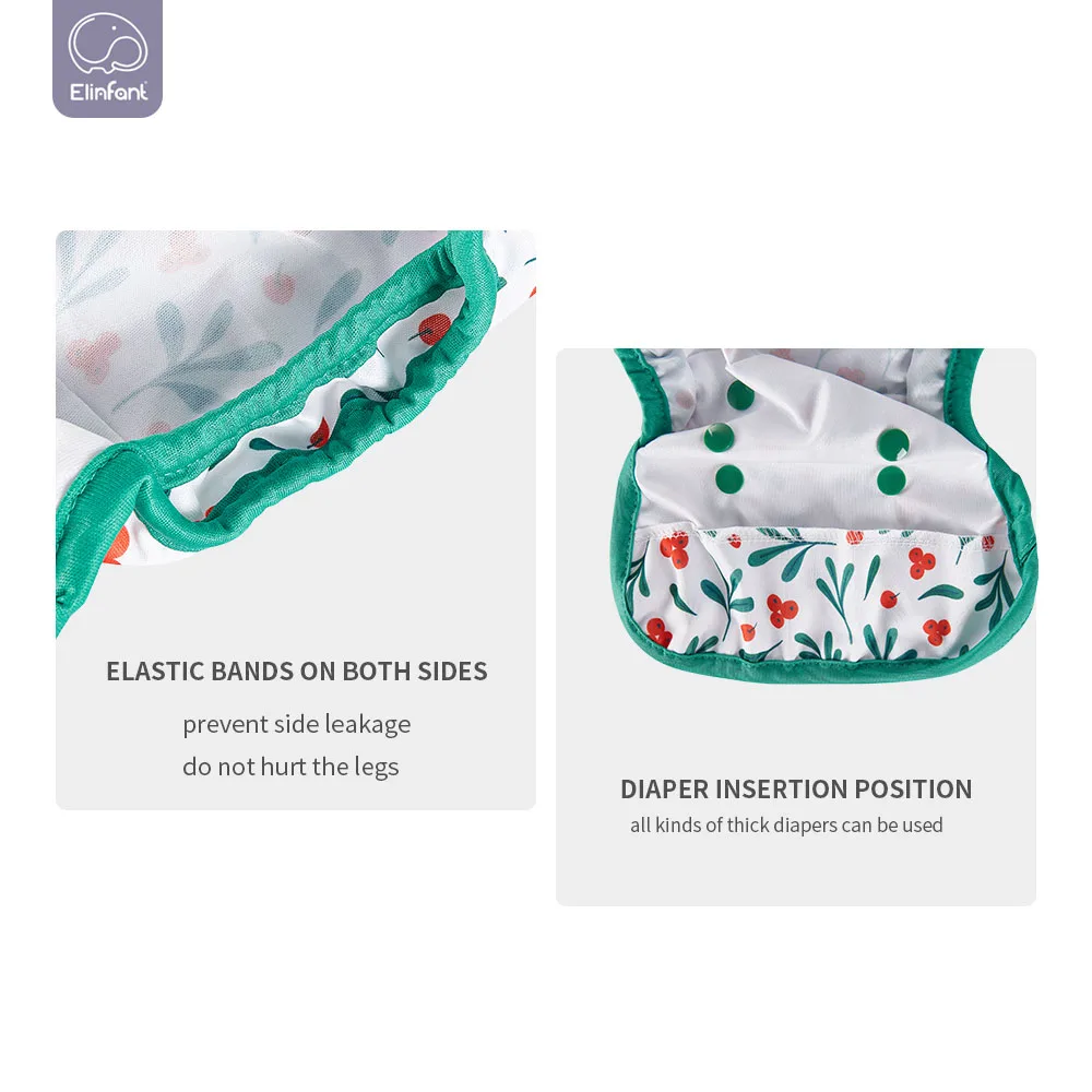 HappyFlute New Cute Cartoon Print One Piece 0-6kg Baby Super Wateproof&Breathable Newborn Diaper Cover