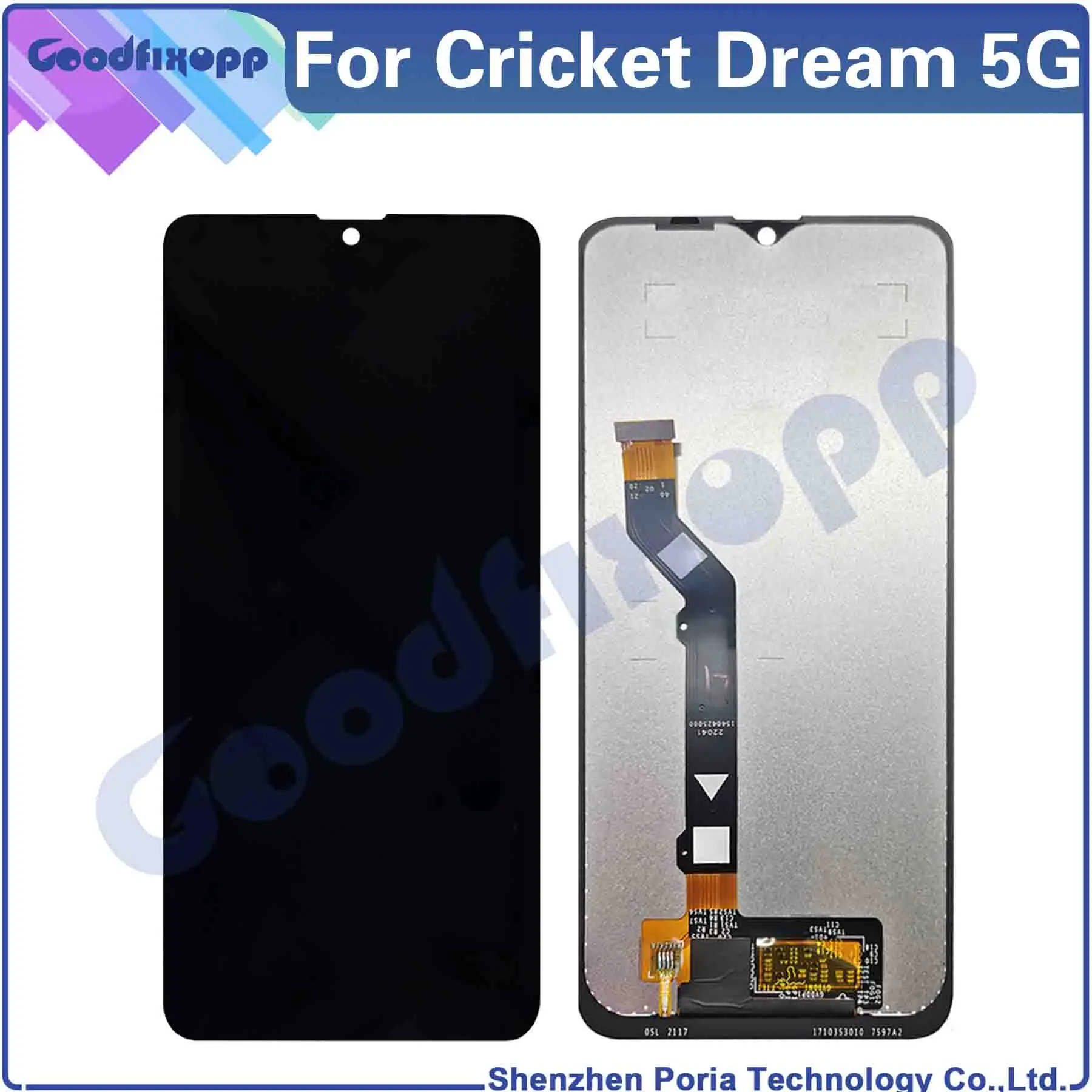 For Cricket Dream 5G EC211001 LCD Display Touch Screen Digitizer Assembly Repair Parts Replacement