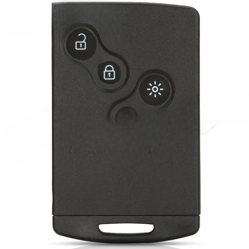 

Card Shell For Renault Captur Clio Laguna Koleos Megane Scenic Fluence Fob Remote Smart Keyless Case