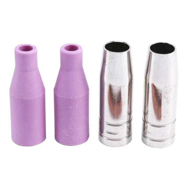 

Promotion! 4Pcs MB15AK MIG/ Gas Ceramic Nozzle Welding Tip Nozzle Shield Cup For Welding Torch