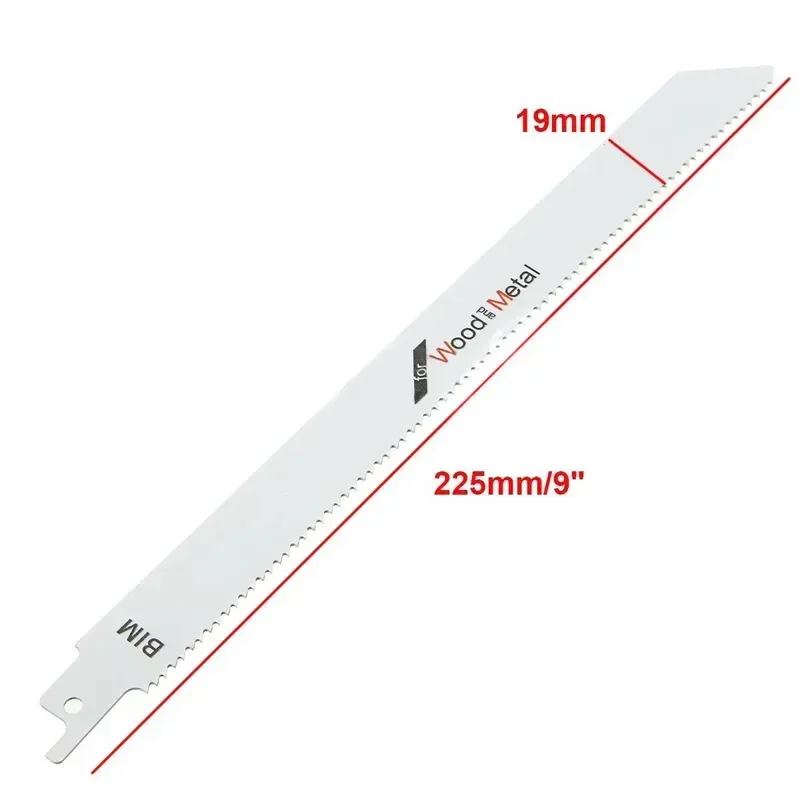 Scie Alternative avec Tube en Bois et Métal, Lame de Scie Multiple, Calcul, Travail, Outils de Coupe, Accessoires pour Outils Électriques, 225mm