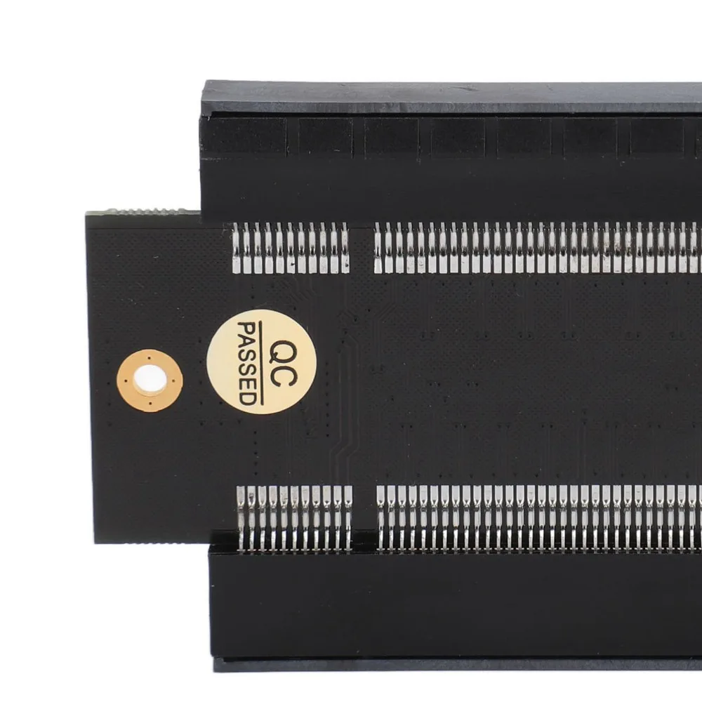 Portable Female To Female PCIe 16X Riser Adapter High Speed Compact PCI Express 16X Extension Card PCIe 16X Riser Card PC Build