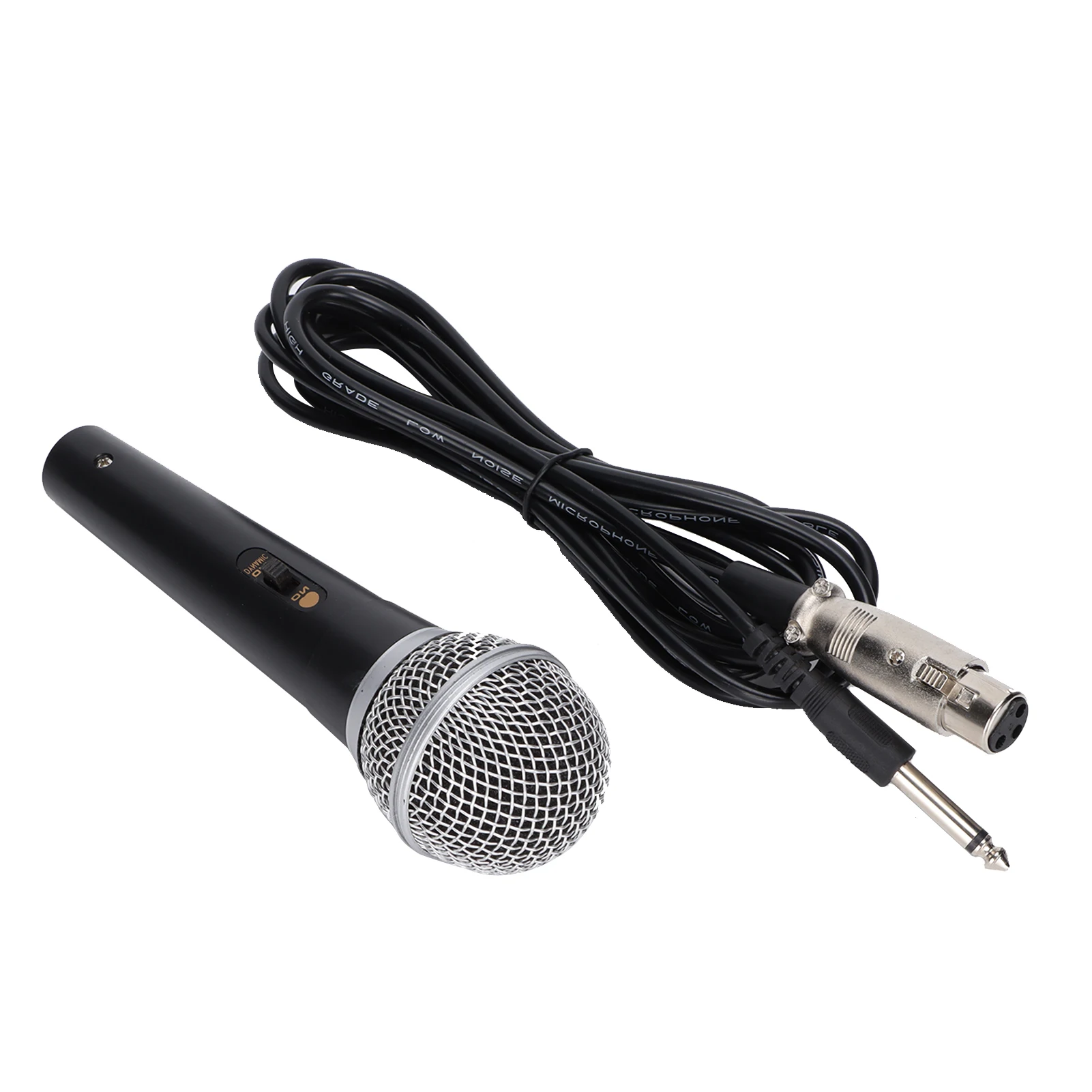 ميكروفون XLR محمول باليد لغناء وتسجيل الكاريوكي ، اتصال صوتي ، 3Pin ، 1 "، 4" كابل
