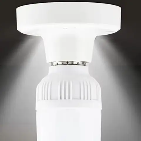 1PC E27 Base PIR Motion Detector Wall Lamp Holder Socket LED AC220V Automatic Human Body Infrared PIR Sensor Bulb Light