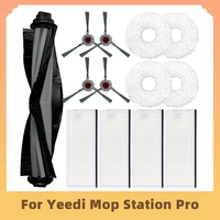 For Yeedi Mop Station Pro Robot Vacuums Roller Main Side Brush Hepa Filter Mop Cloths Accessory Kit Spare Part Replacement