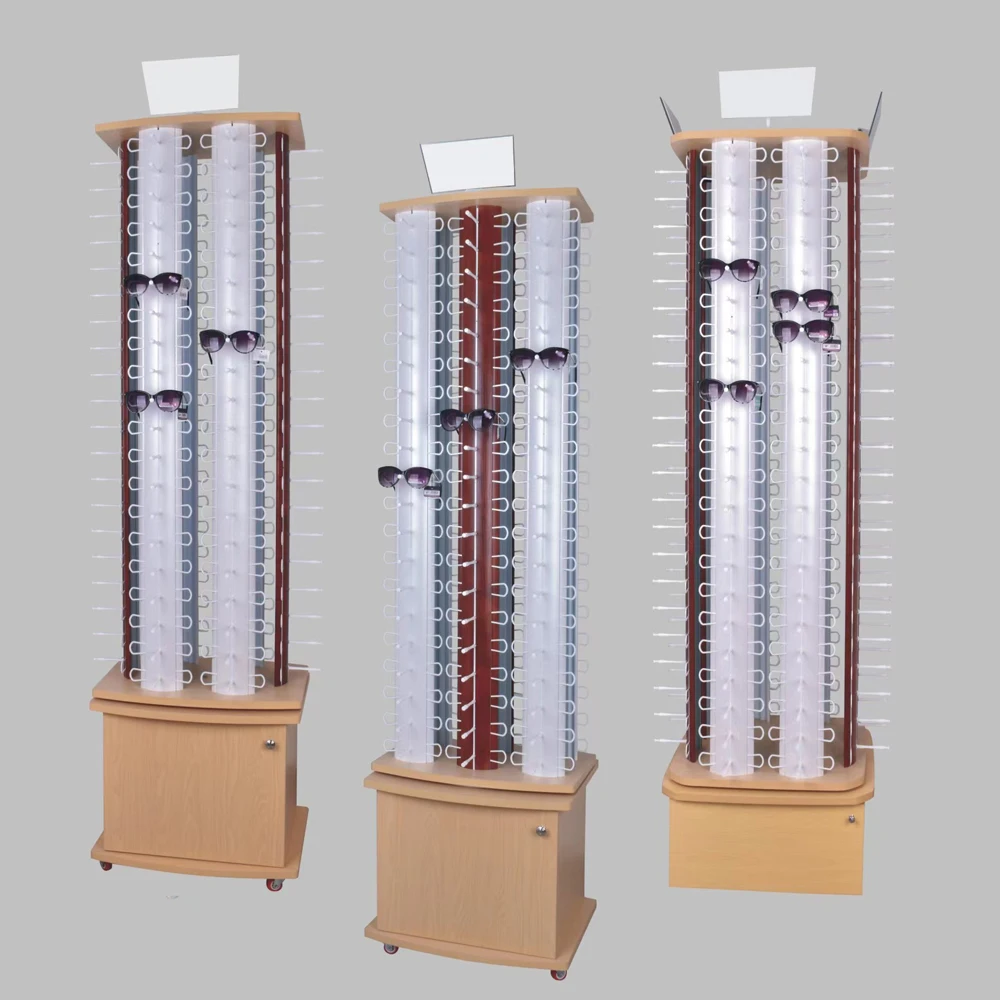 

IN STOCK Rotating Optical Shop Floor Eyeglass Eyewear Display Rack Stand Sunglasses Display Rack