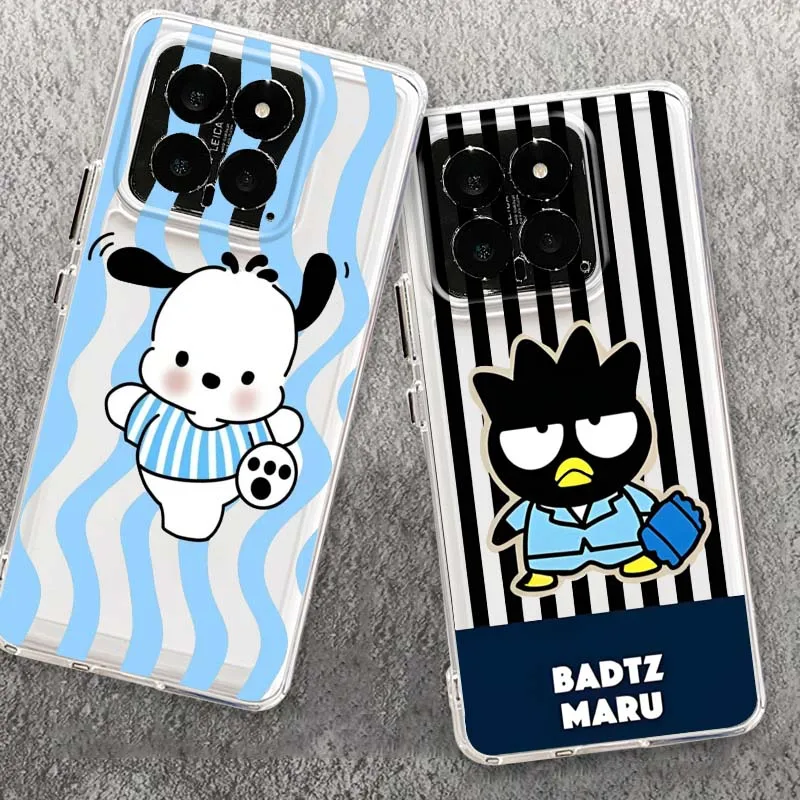 

BADTZ MARU Cartoon Stripe Art Phone Case For Xiaomi Mi 17 15 14 14T 15T 13 12 12S 11 Pro Lite Ultra Max Space Shell