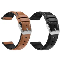 Huami Amazfit GTR 3 Pro GTR 4 용 가죽 팔찌 밴드, 시계 스트랩, GTR3, GTR2, 2e, Stratos 3, 2S, 47mm, 22mm