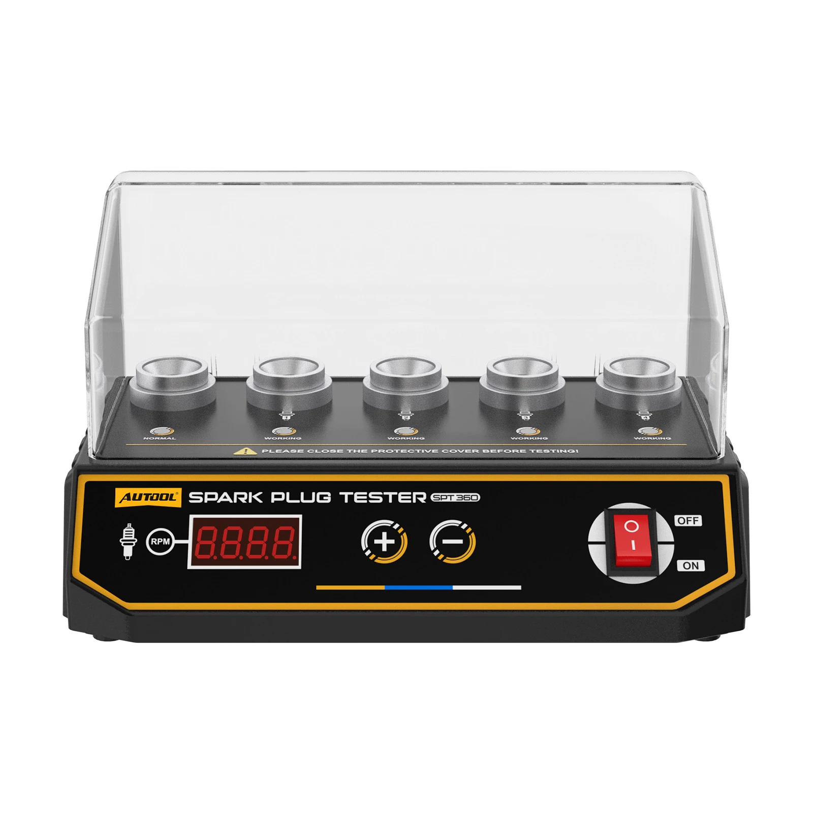 Autool spt360 neueste auto zündkerzen tester zünd tester 220v 110v automobil diagnose werkzeug 5 loch zündkerzen analysator – Detail 14