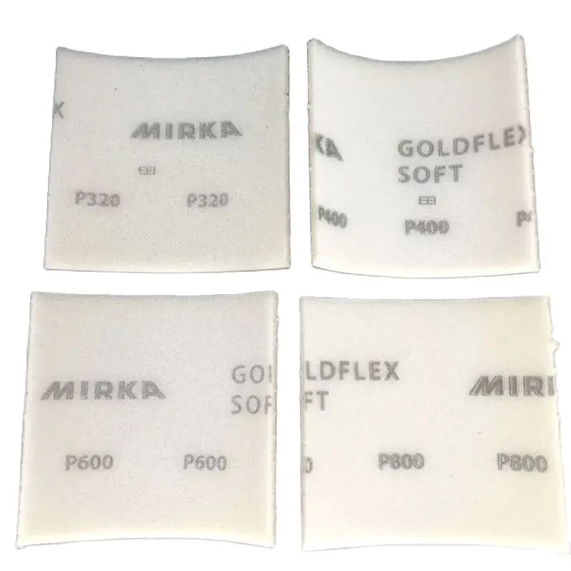 MIRKA Car Sandpaper Soft Sponge Sand Handtear Sea Soft Sandpaper Sanding Card Fine Sanding Sheet