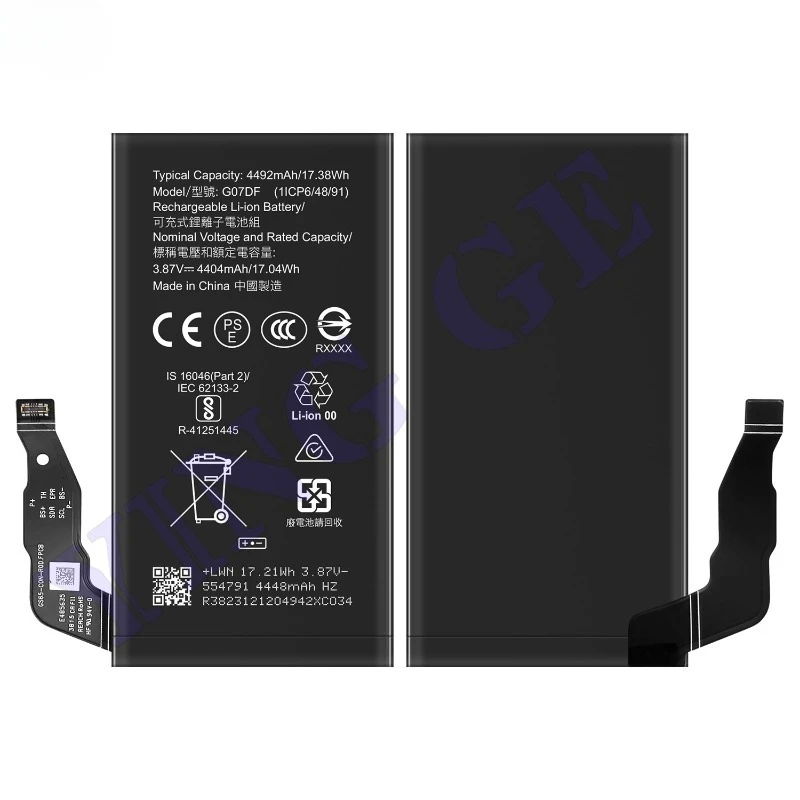 G07DF for Google Pixel 8A Mobile Phone Battery High Quality High Capacity Battery Replacement Bateria Grade A Cell with Tools