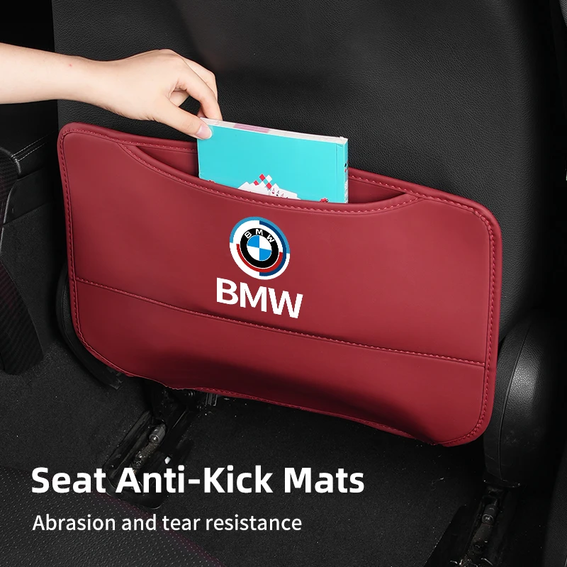 Car Seat Back Anti Kick Pad Child Anti-Scratch Protective Mat For BMW X1 X3 X5 X6 X7 E84 E83 F25 M3 E90 E91 E60 F15 F16 E70 F30