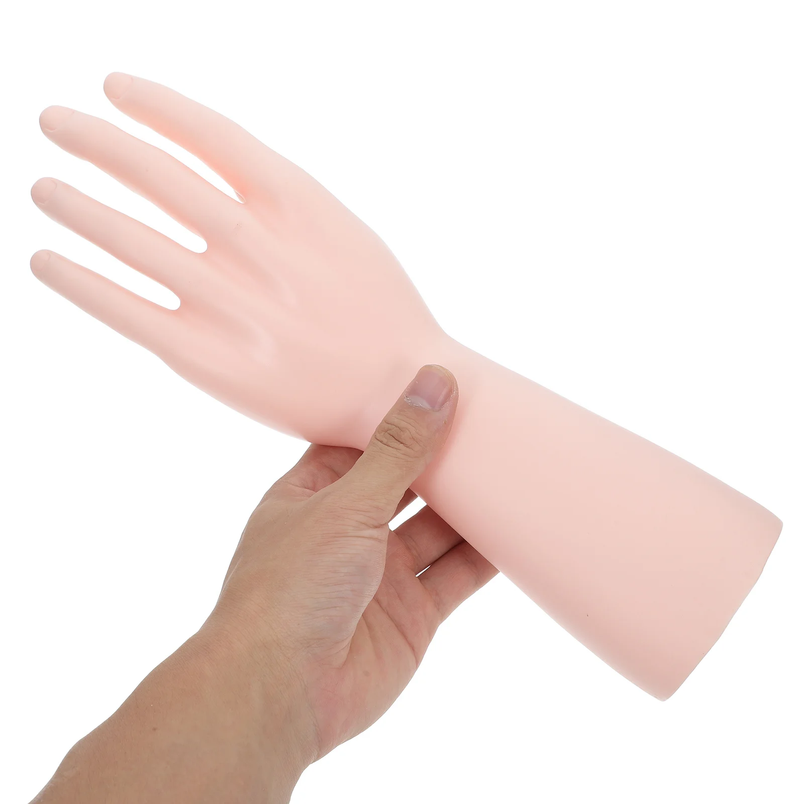 2pcs Hand Decoration Display Props Realistic Mannequin Hands For Jewelry Ring Glove Showcase Desktop Countertop Storage Holder