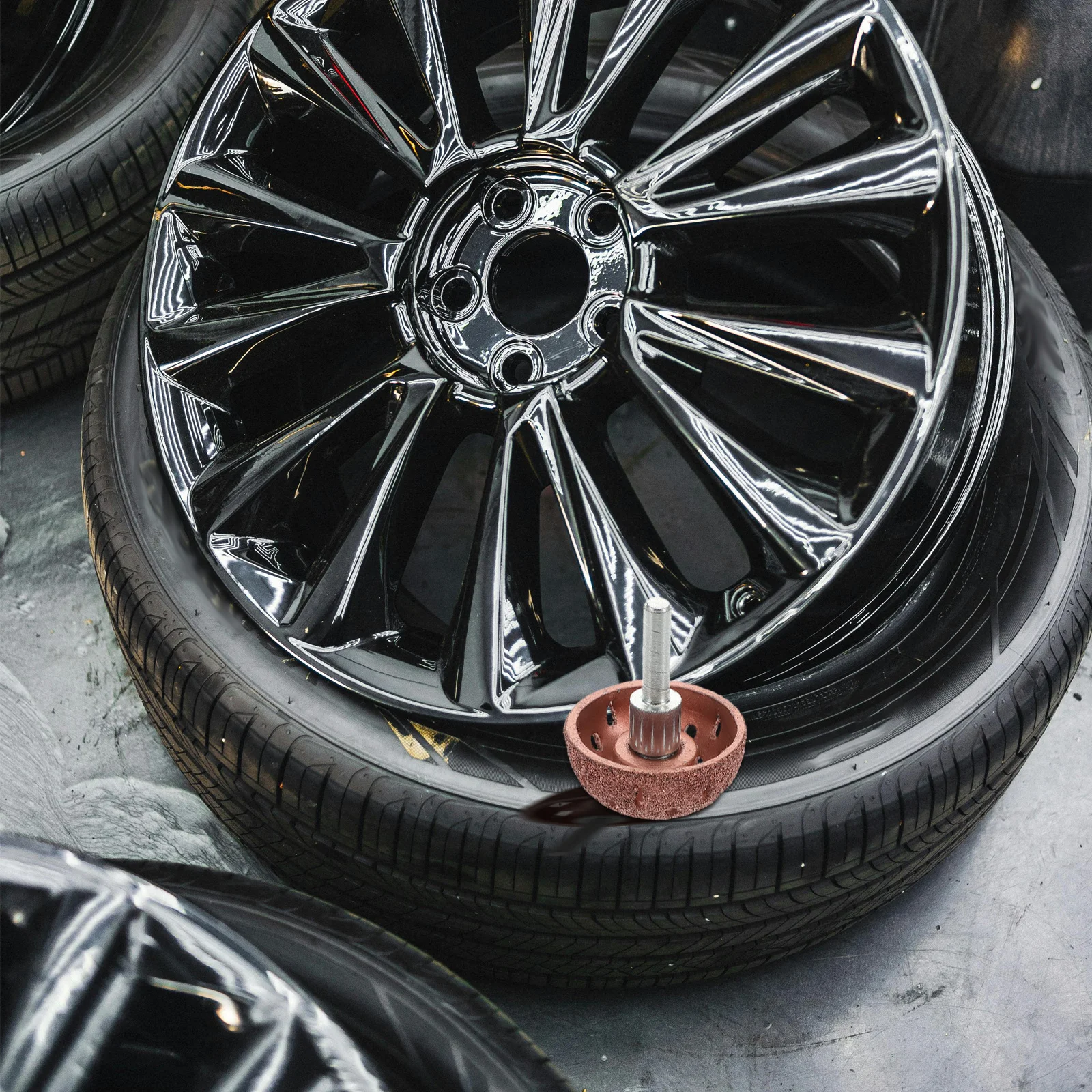 

Abrasive Tire Buffer Wheel Efficient Grinding Machine for Quick Car Tire Fix Professional Grade Repair Tool for All Vehicle